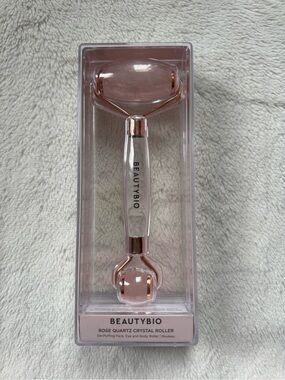 ✨NIB✨ BeautyBio Rose Quartz Crystal Roller